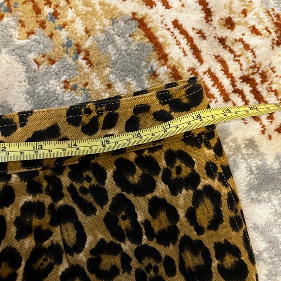 NWT Ralph Lauren linen blend button up leopard skirt (14) - Picture 11 of 11